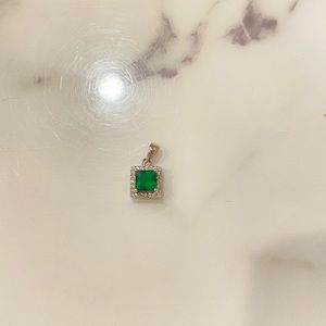 Swarovski green pendant